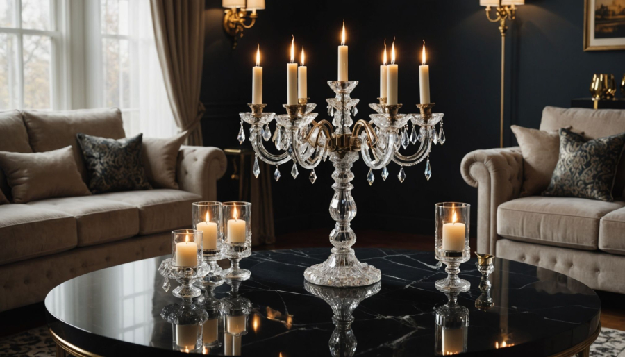 Candelabro cristallo per valorizzare il tuo arredamento
